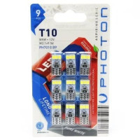 Photon T10 W5W LED Modül Blister 12V (PH7010-B9) Pure White | 9’lu Set